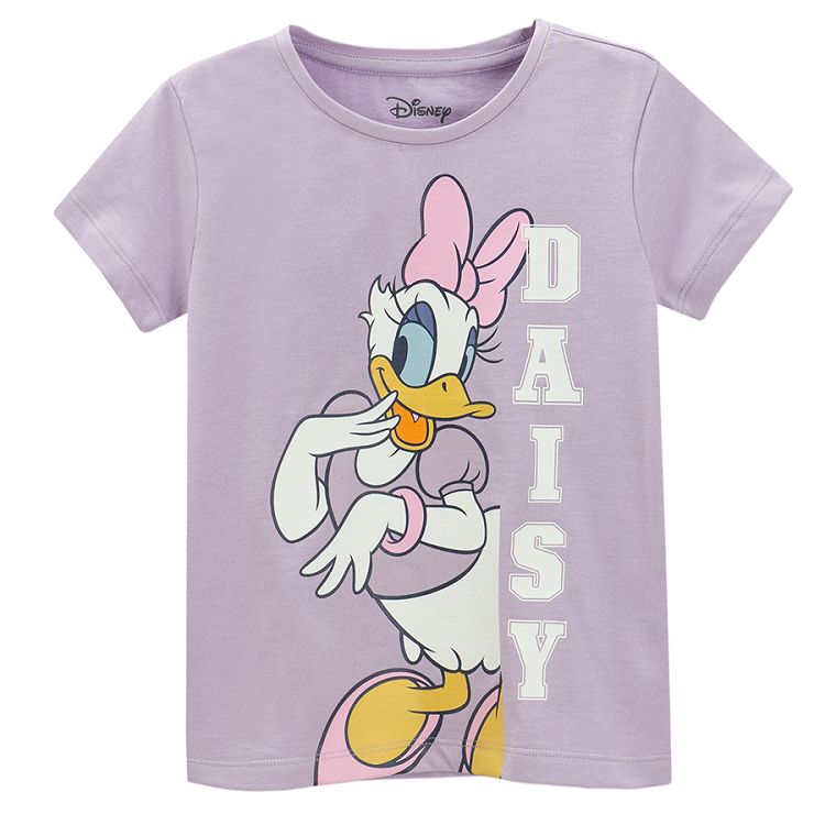 Daisy Duck white and purple short sleeve T-shirts- 2pack