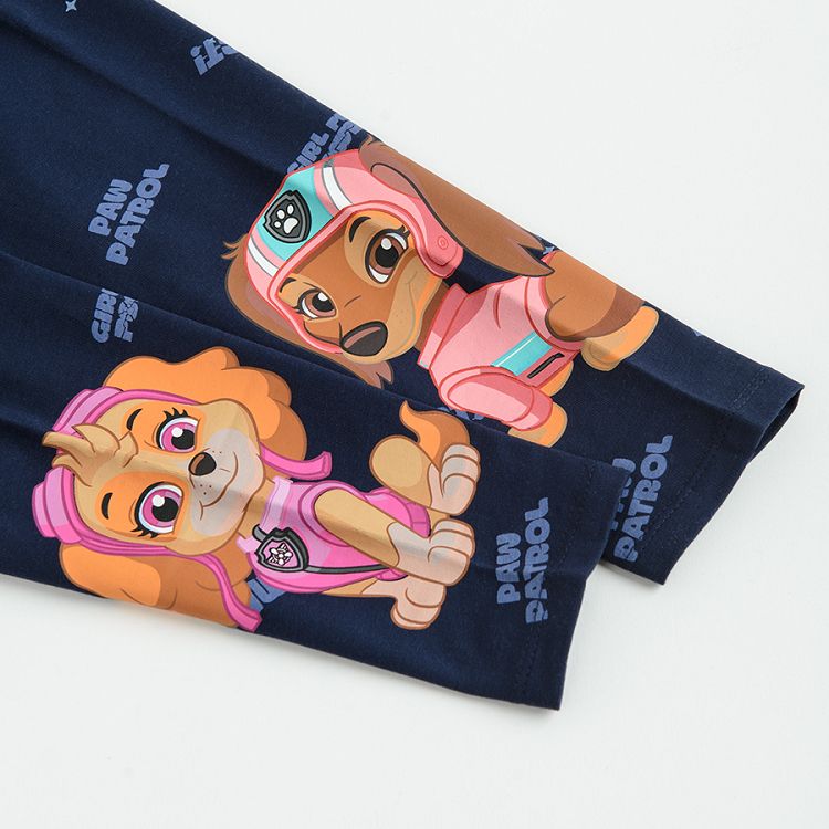 Paw Patrol blue leggings