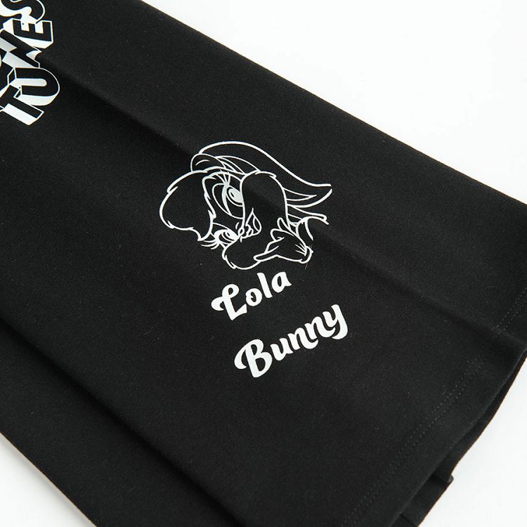 Looney Tunes black wide leg leggings