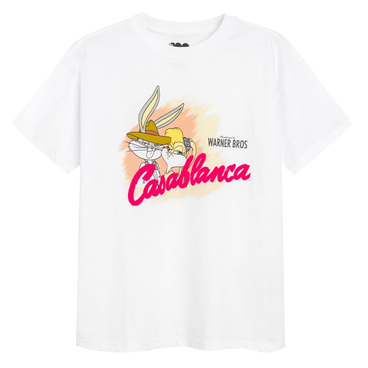 Looney Tunes short sleeve T-shirt 'Casablanca' print