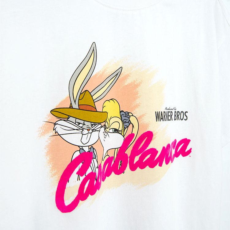 Looney Tunes short sleeve T-shirt 'Casablanca' print