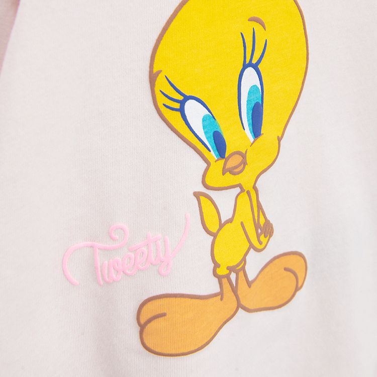 Tweety pink long sleeve blouse