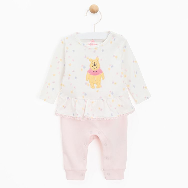 Winnie the Pooh footless long sleeve overall