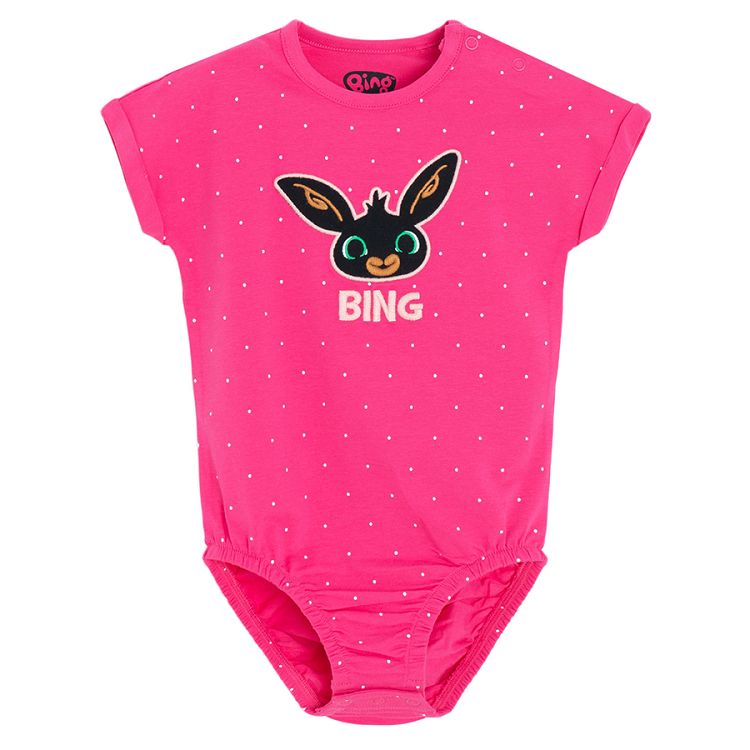 Bink fuchsia short sleeve bodysuit