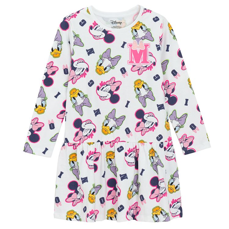 Daisy Duck and Minnie Mouse long sleeve dress