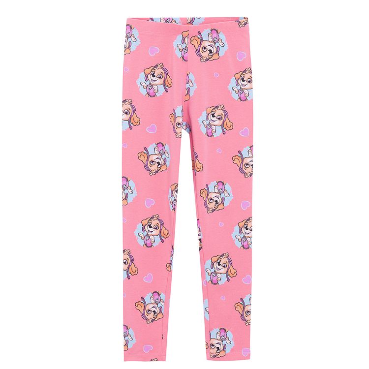 Paw Patrol pink leggings