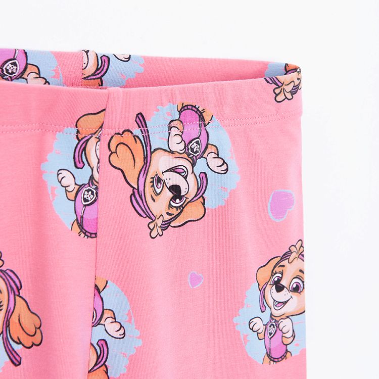 Paw Patrol pink leggings