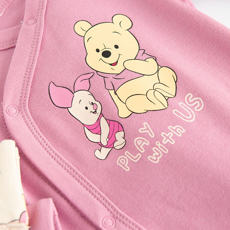 Winnie the Pooh long sleeve wrap bodysuits