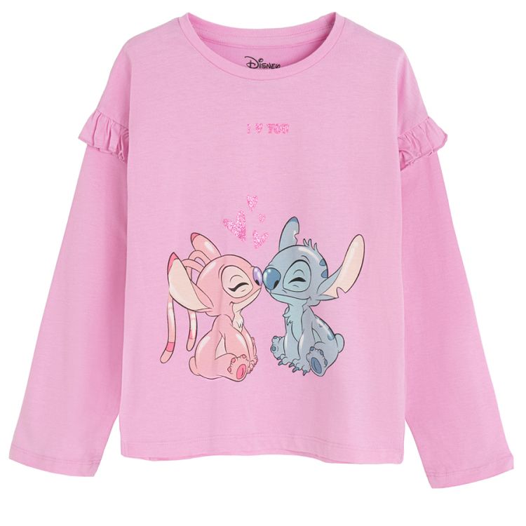 Lilo & Stich pink blouse