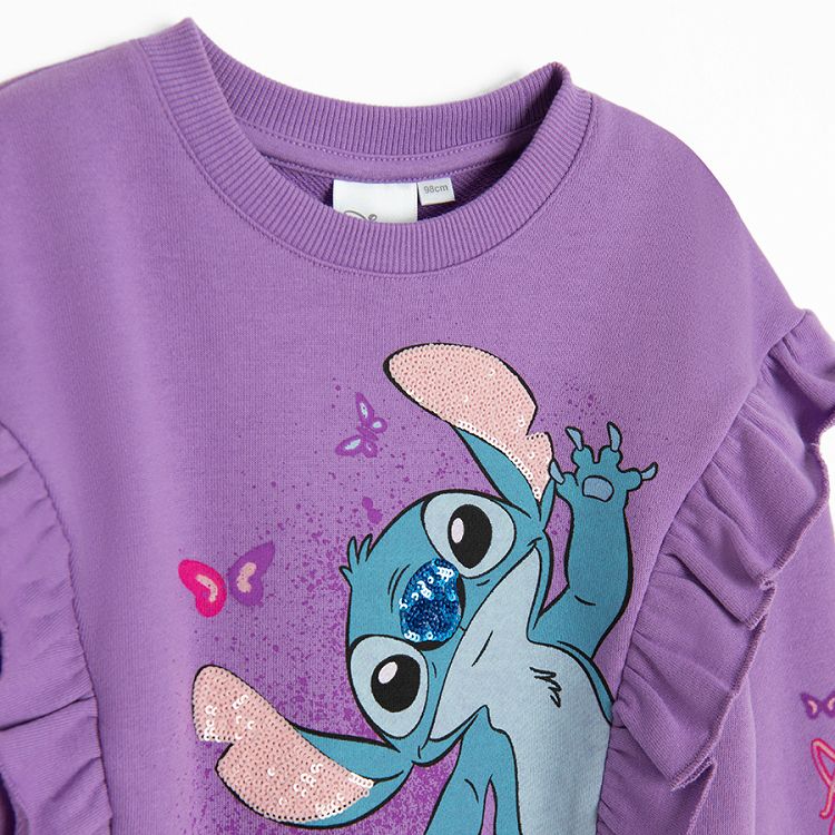 Lilo & Stich purple sweatshirt