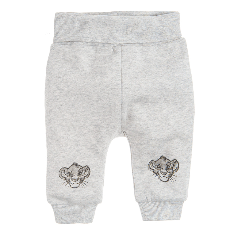 Grey melange Simba jogging pants