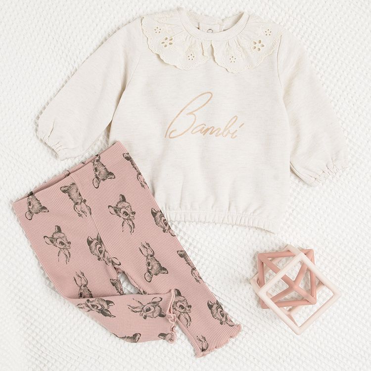 Bambi clothing set sweatshirt and pants