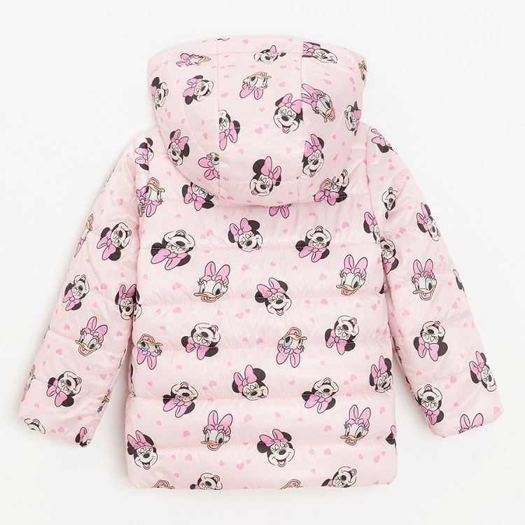 Minnie Mouse pink zip through hooded jacket