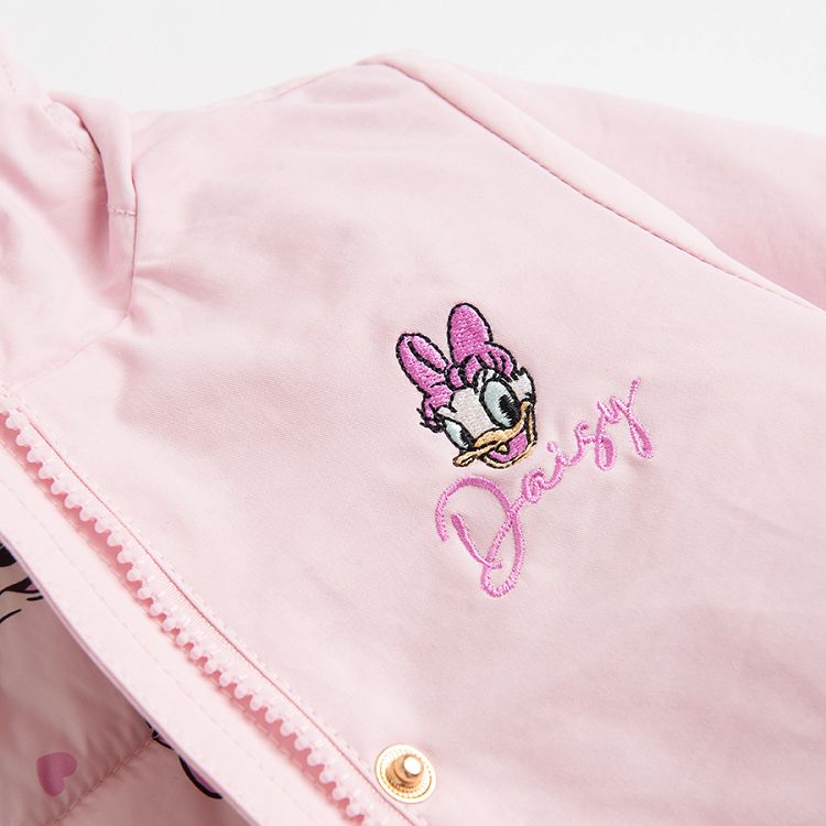 Minnie Mouse pink zip through hooded jacket