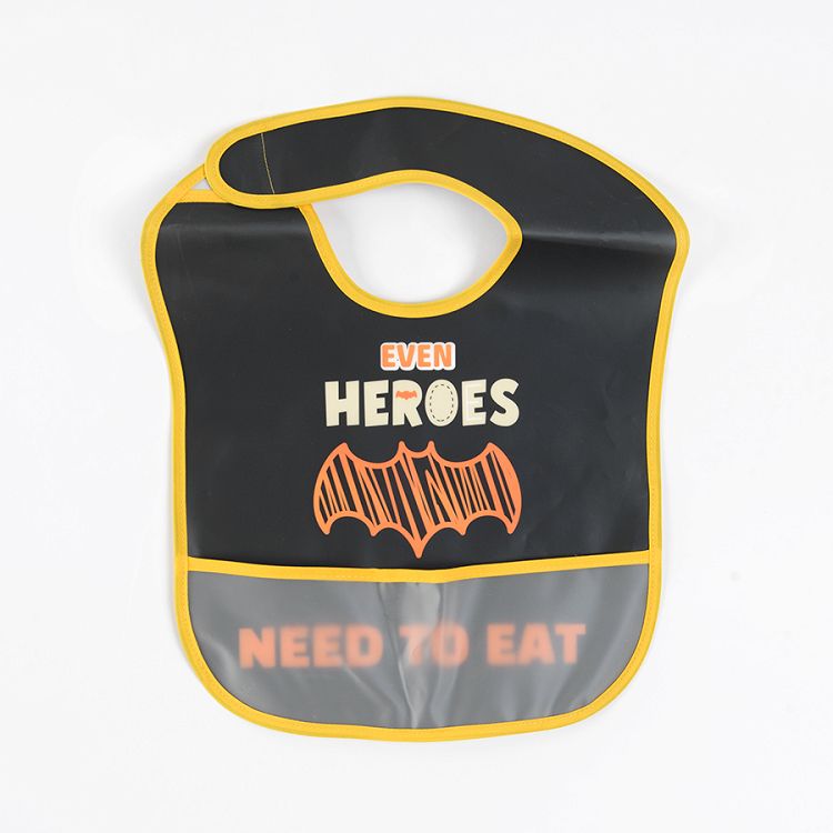 Batman black and transpatent bib- 3 pack