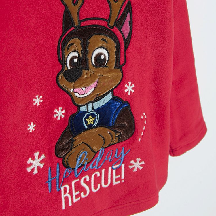 Long sleeve fleece Paw Patrol Xmas pyjamas