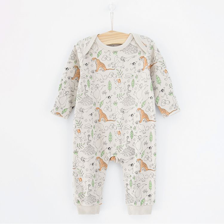 The Jungle Book long sleeve footless sleepsuit 3-pack