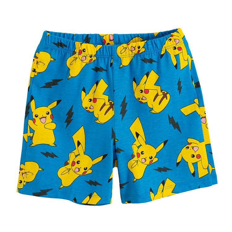 Pikachu short sleeve and shorts pyjamas- 2 pieces