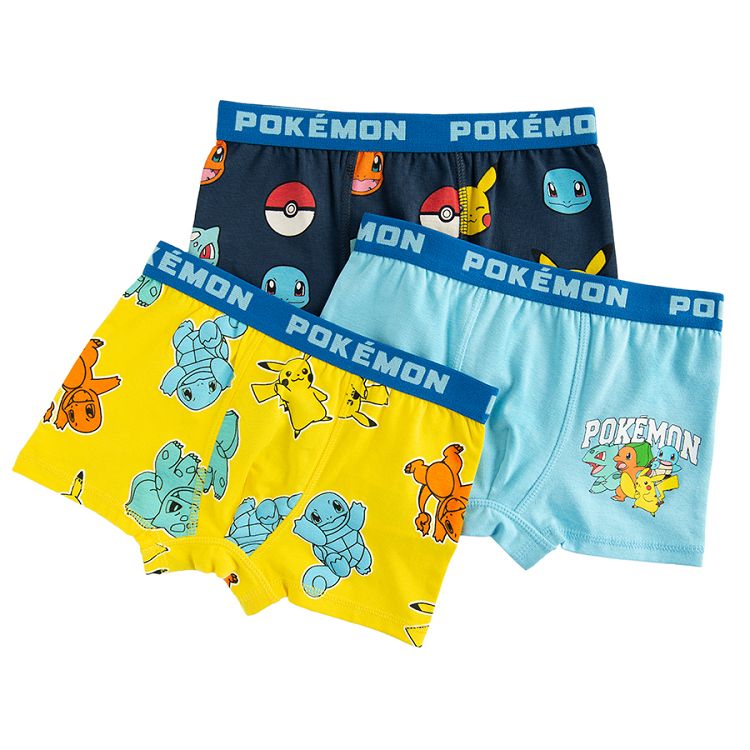 Pokemon boxer shorts- 3 pack