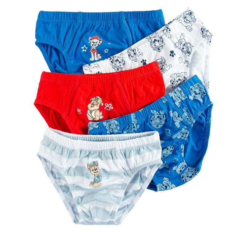 Paw Patrol slips- 5 pack