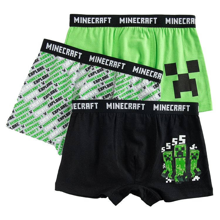 Minecraft boxershorts - 3 pack