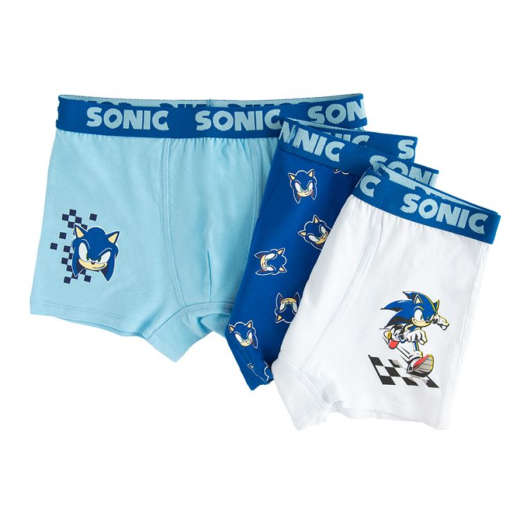 Sonic boxer shorts- 3 pack