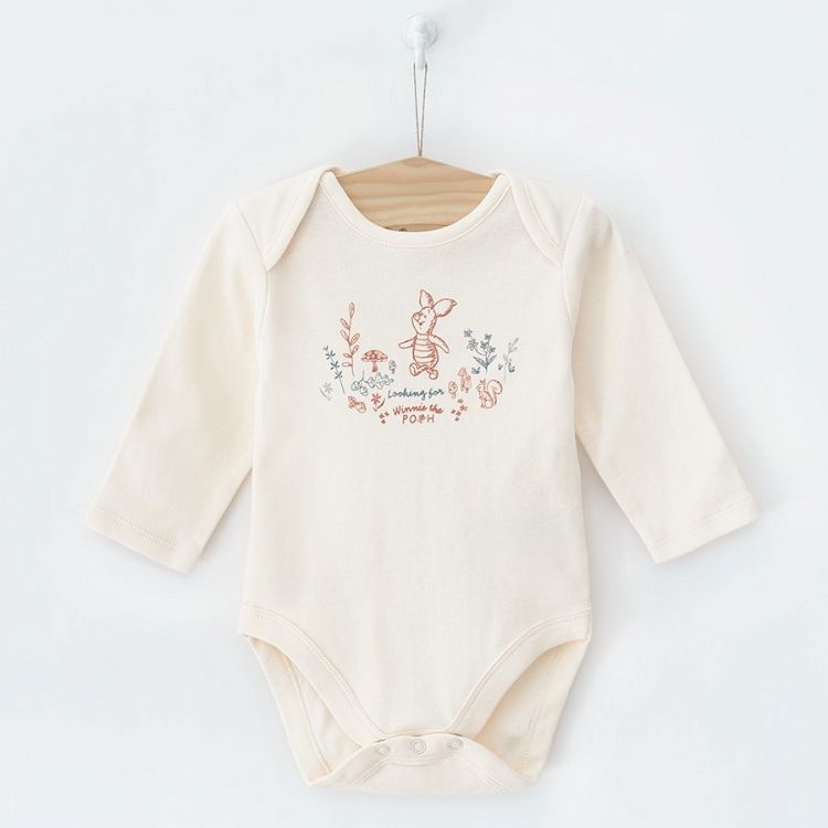 Winnie the Pooh long sleeve bodysuits 5-pack