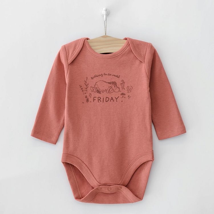 Winnie the Pooh long sleeve bodysuits 5-pack