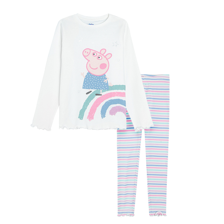 Peppa Pig pyjamas long sleeve blouse and pants