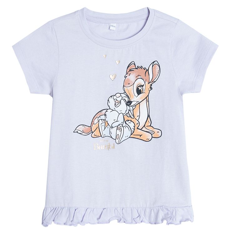 Bambi violet short sleeve and pants pyjamas