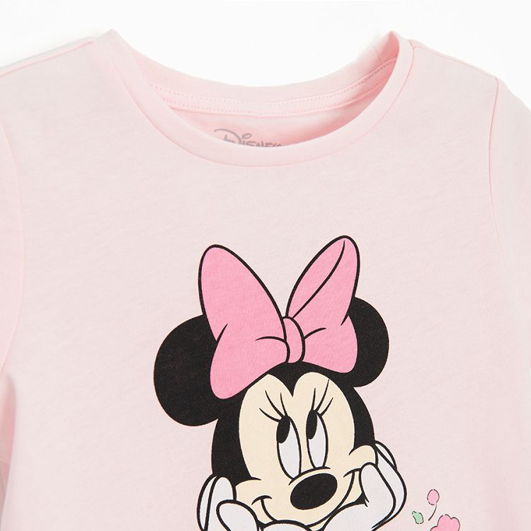 Minnie Mouse pink pyjamas, short sleeve T-shirt and pants