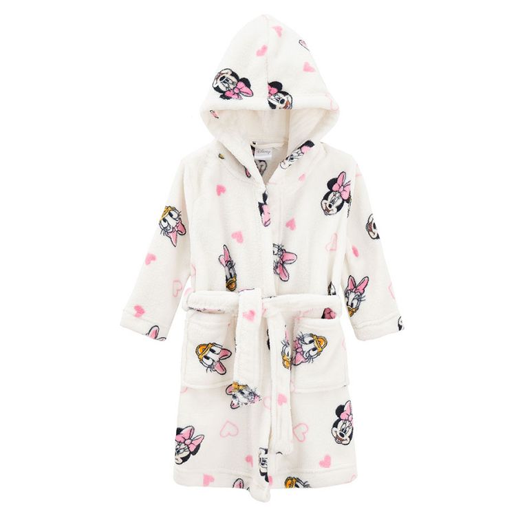 Minnie Mouse white home robe