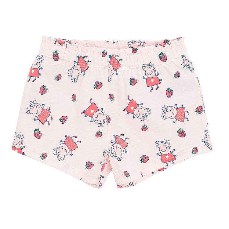 Peppa Pig pyjamas, short sleeve blouse and shorts