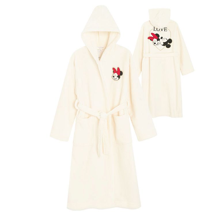 Minnie Mouse hooded home robe