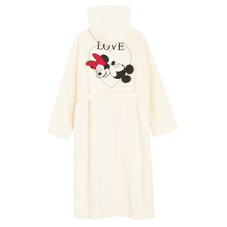 Minnie Mouse hooded home robe