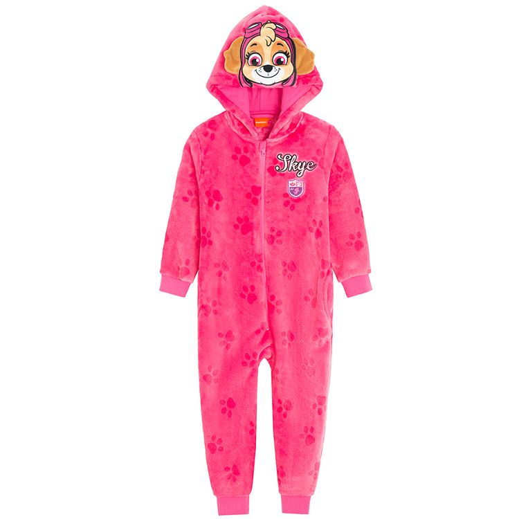 Paw Patrol Skye hooded night overall