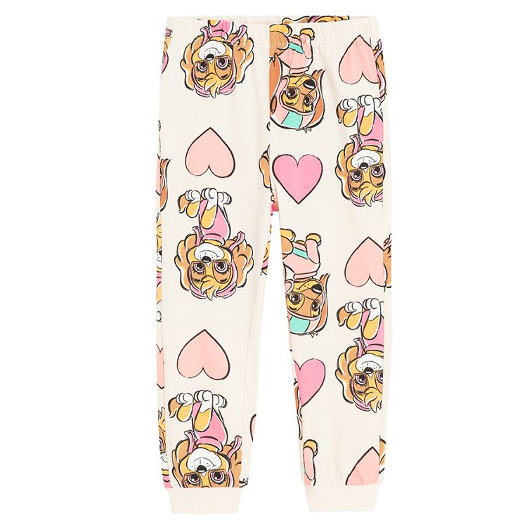 Paw Patrol pink long sleeve and pants pjamas