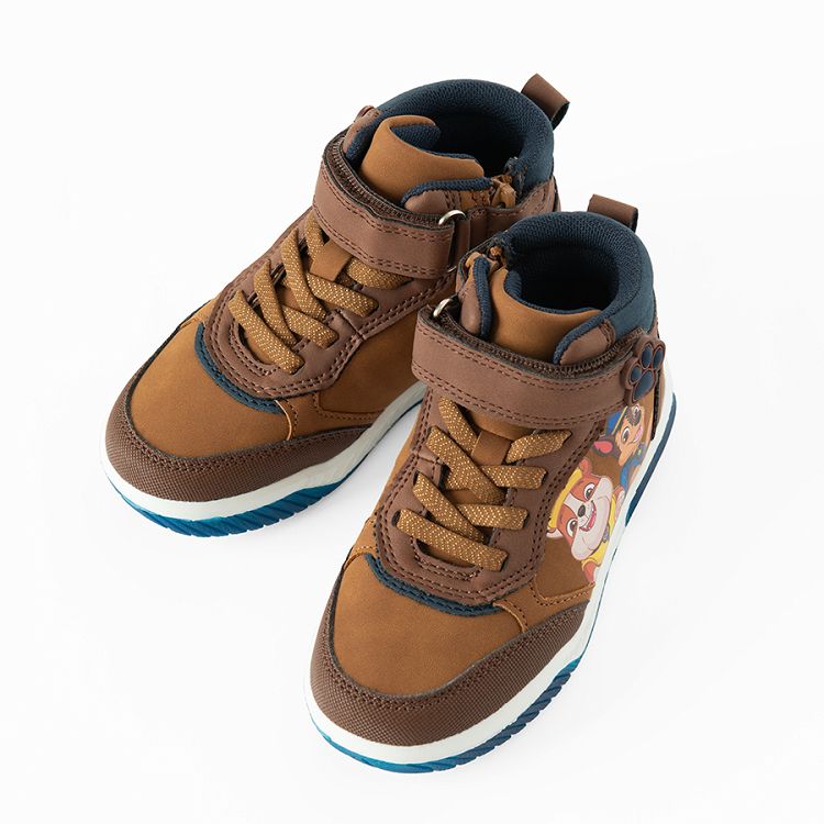 Paw Patrol brown ankle shoes