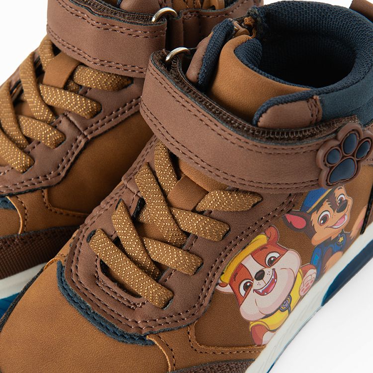 Paw Patrol brown ankle shoes