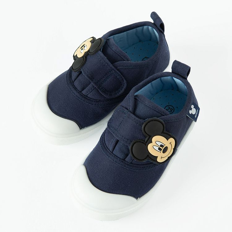 Mickey Mouse blue canvas shoes