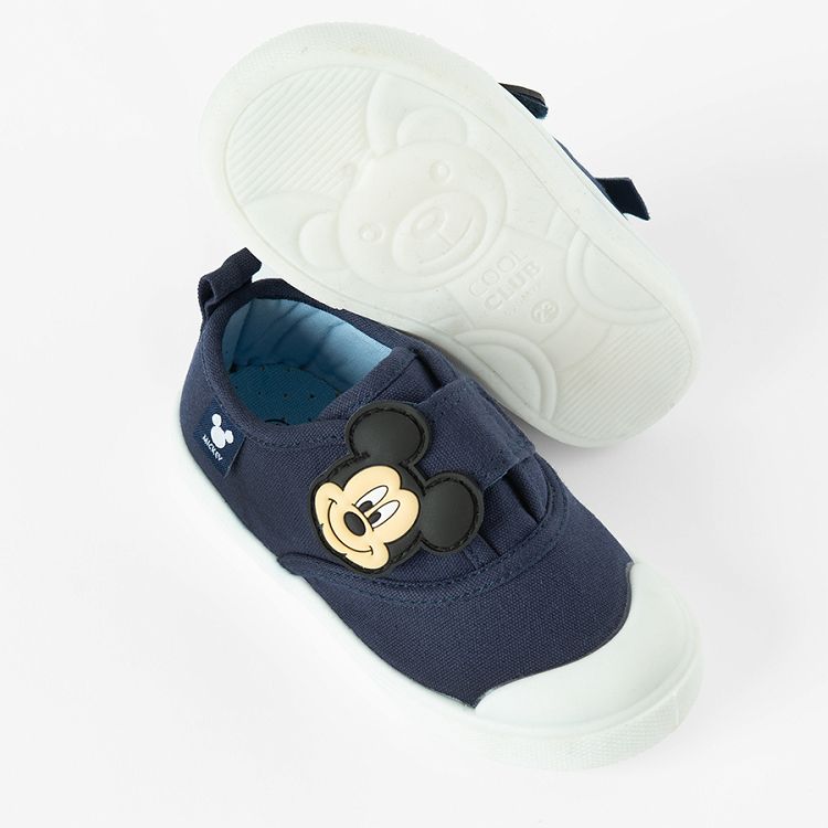 Mickey Mouse blue canvas shoes