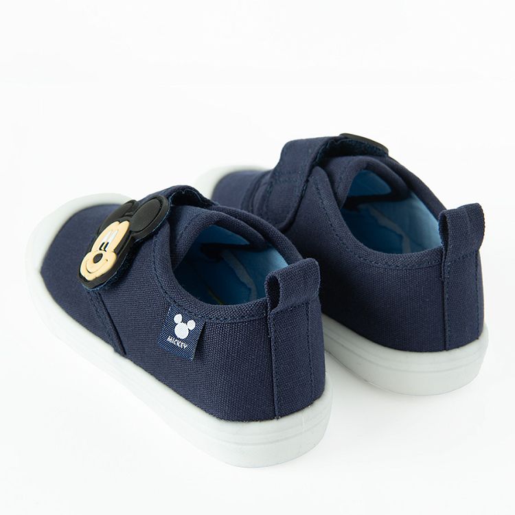 Mickey Mouse blue canvas shoes