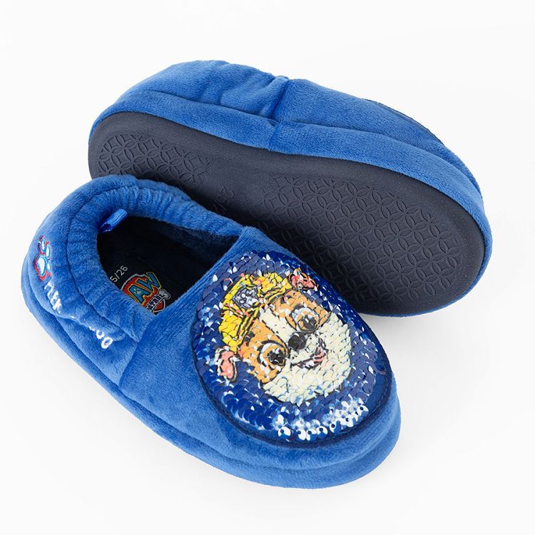 Paw Patril blue home slippers