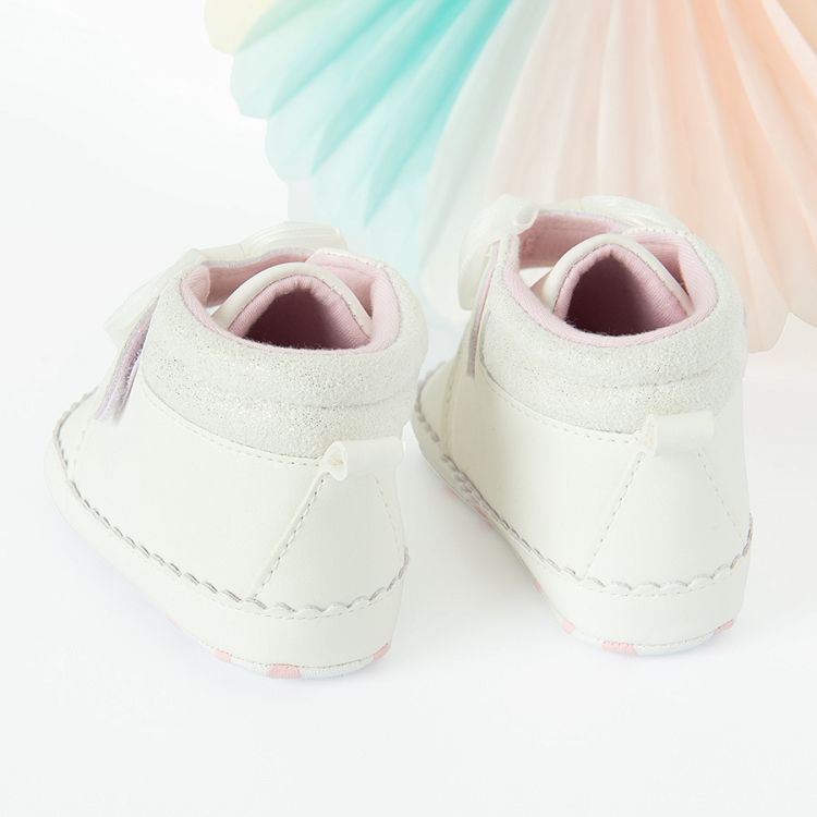 White new born slippers