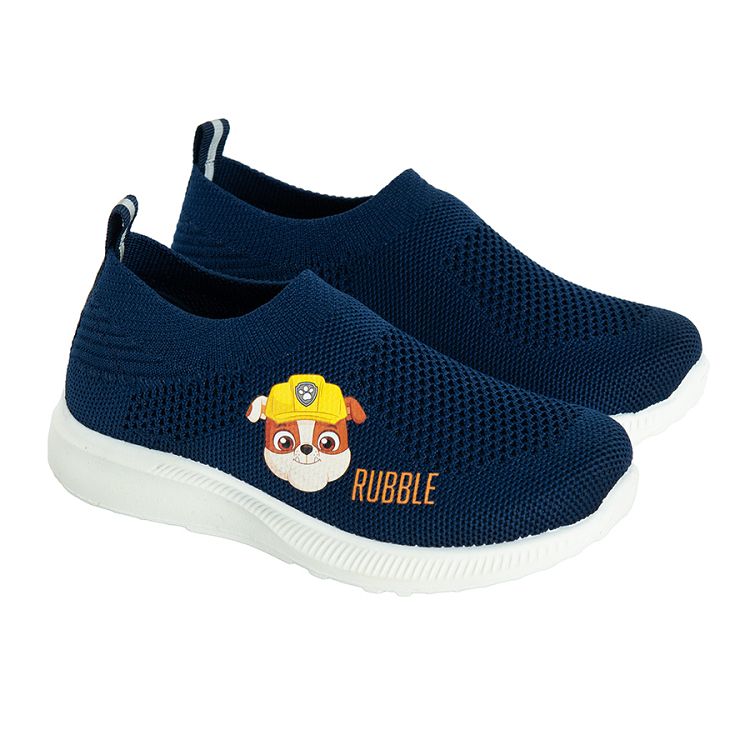 Paw Patrol blue low trainers