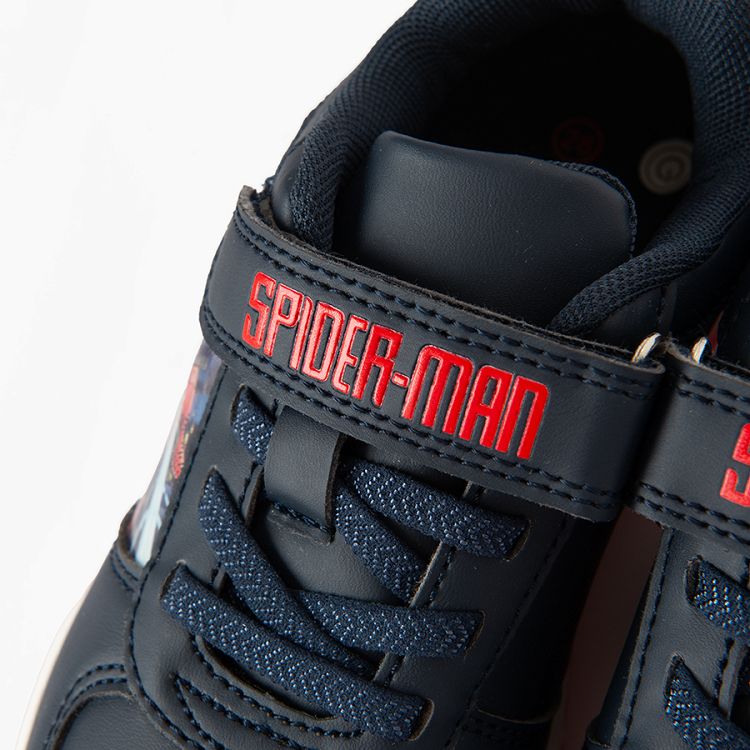 Spiderman blue low trainers