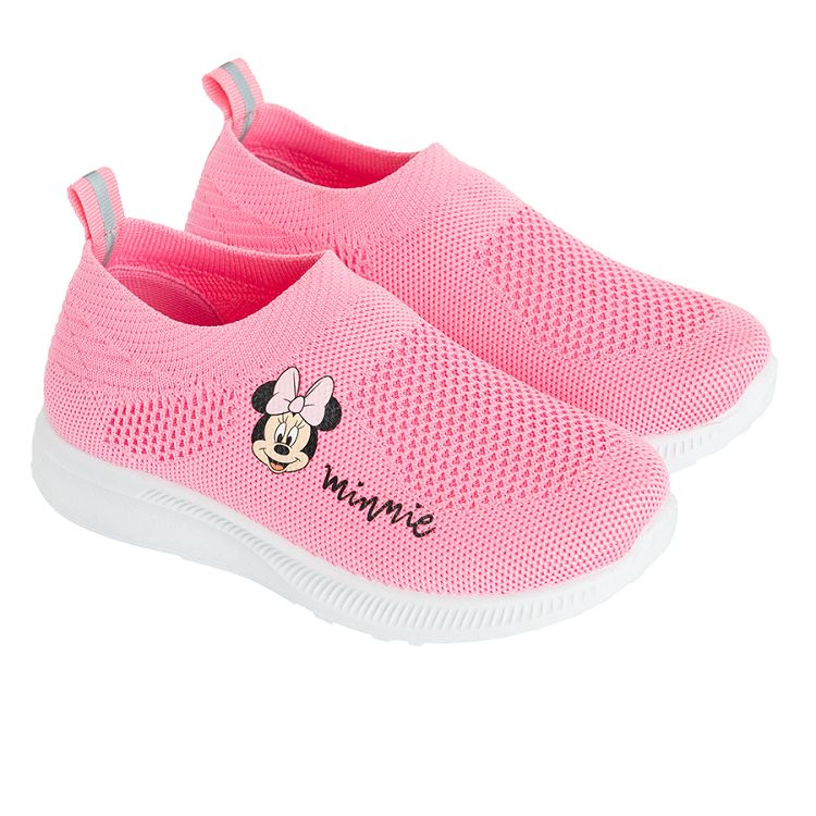 Minnie Mouse pink low trainers