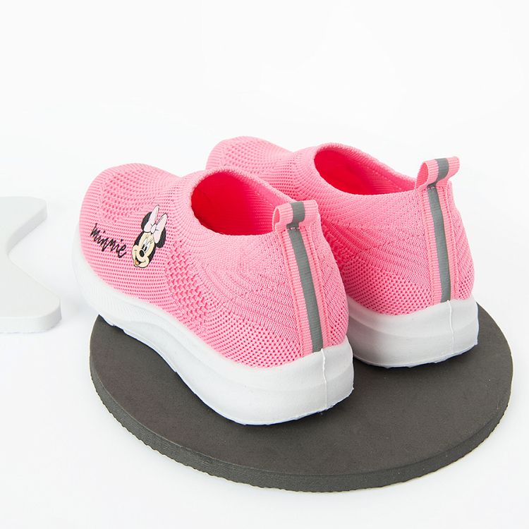 Minnie Mouse pink low trainers