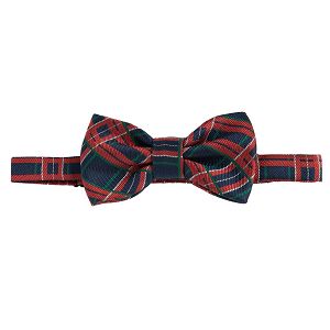 Checked bow tie