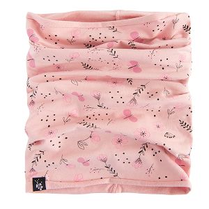 Pink floral snoodscarf